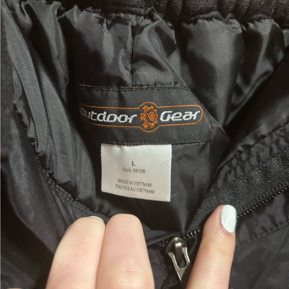 Kids Black Insulated Ski Pants - Picture 2 of 7